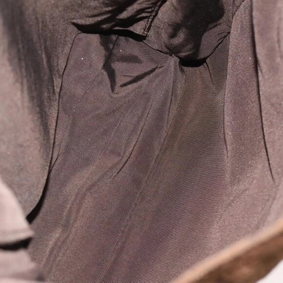 CHANEL Shoulder Bag Suede Brown CC Auth BA4603 - Picture 10 of 16